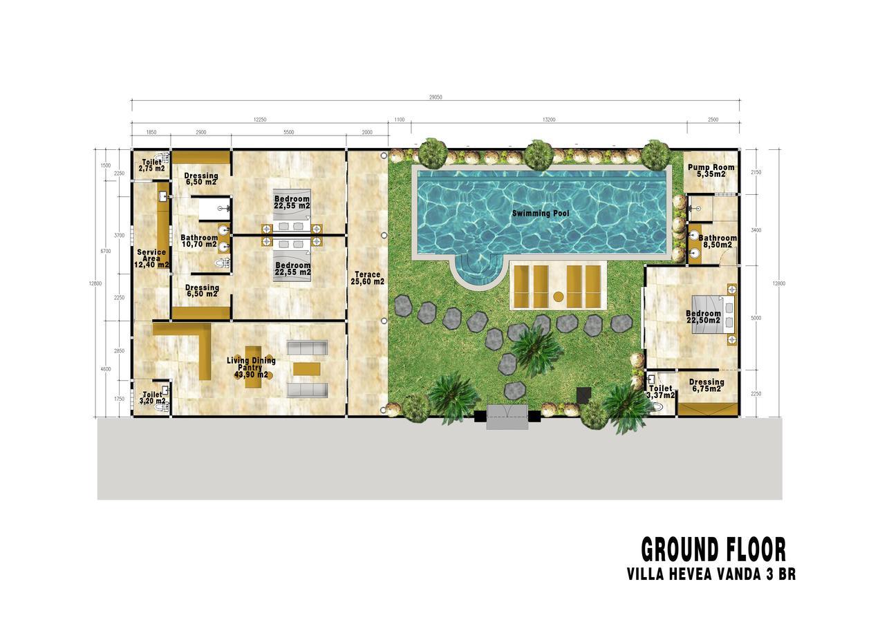 Hevea Villas Семиняк Екстериор снимка