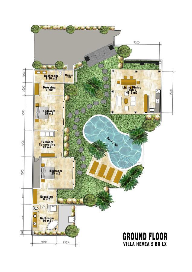 Hevea Villas Семиняк Екстериор снимка