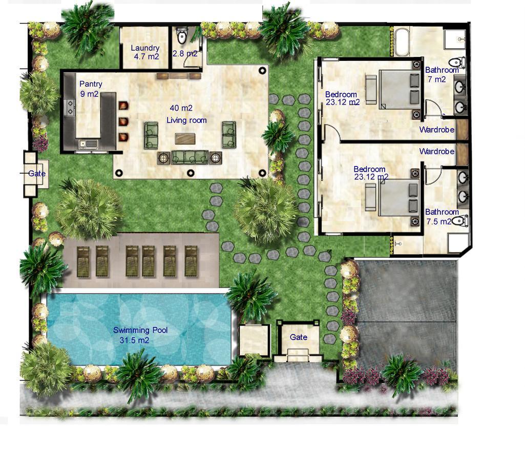 Hevea Villas Семиняк Екстериор снимка