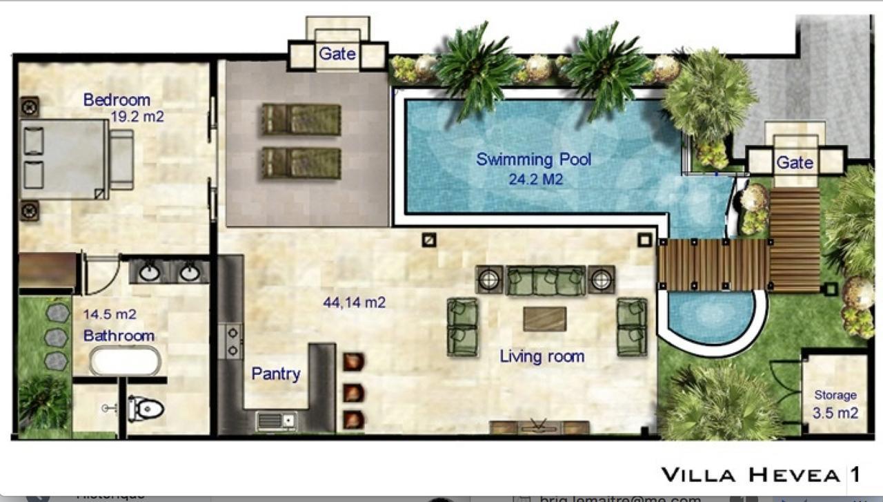 Hevea Villas Семиняк Екстериор снимка