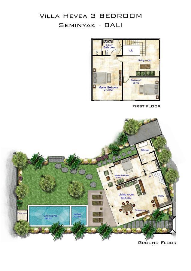 Hevea Villas Семиняк Екстериор снимка